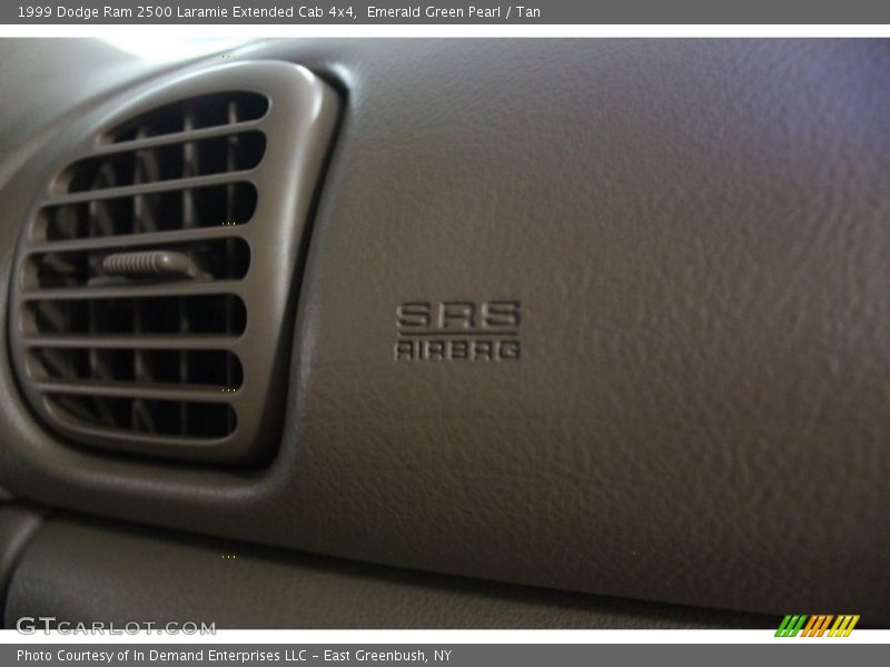 Emerald Green Pearl / Tan 1999 Dodge Ram 2500 Laramie Extended Cab 4x4