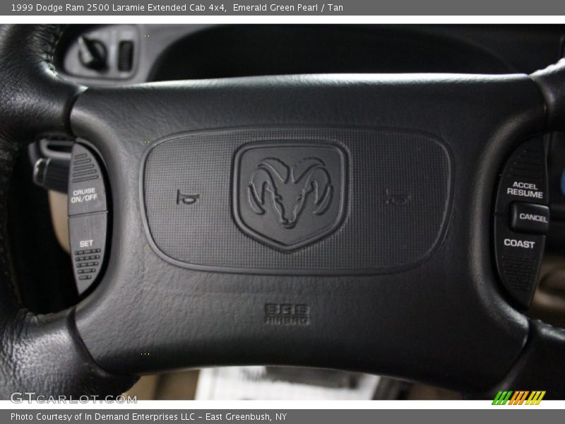 Emerald Green Pearl / Tan 1999 Dodge Ram 2500 Laramie Extended Cab 4x4