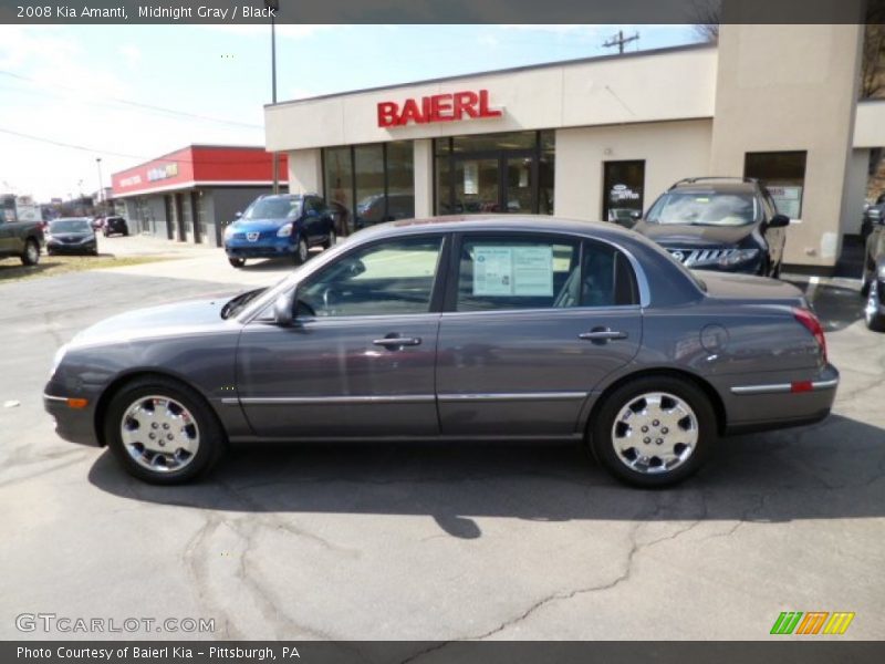 Midnight Gray / Black 2008 Kia Amanti