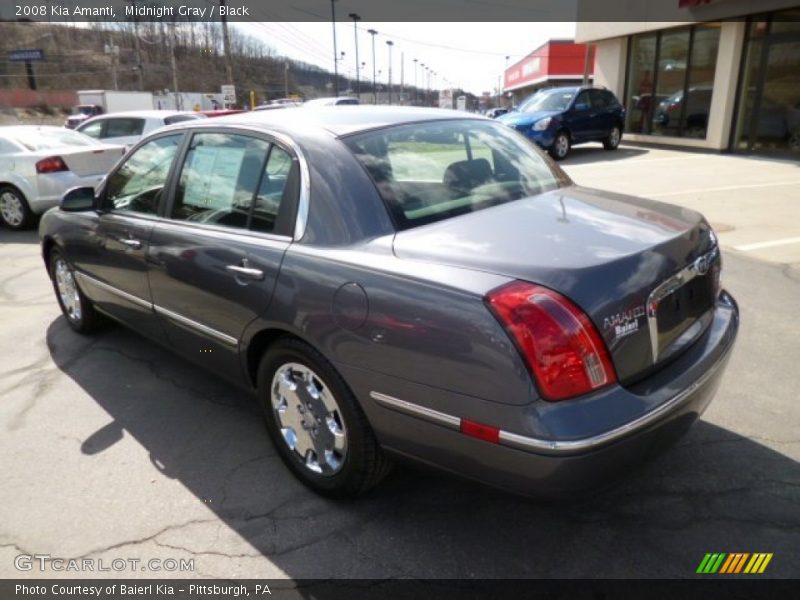 Midnight Gray / Black 2008 Kia Amanti