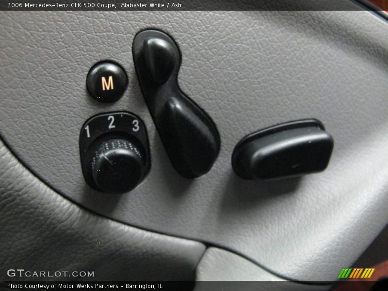 Alabaster White / Ash 2006 Mercedes-Benz CLK 500 Coupe