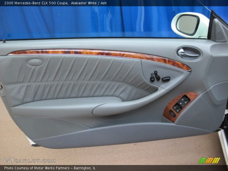 Alabaster White / Ash 2006 Mercedes-Benz CLK 500 Coupe