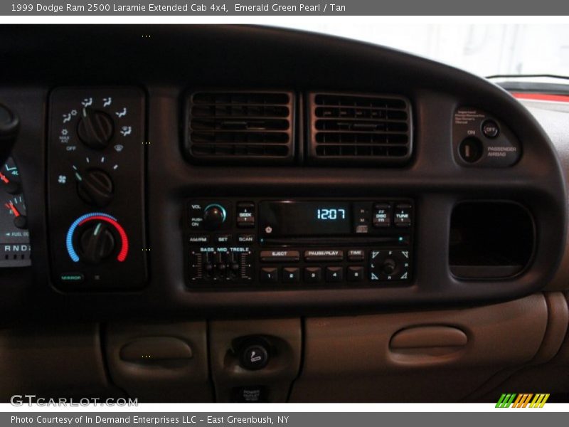 Emerald Green Pearl / Tan 1999 Dodge Ram 2500 Laramie Extended Cab 4x4