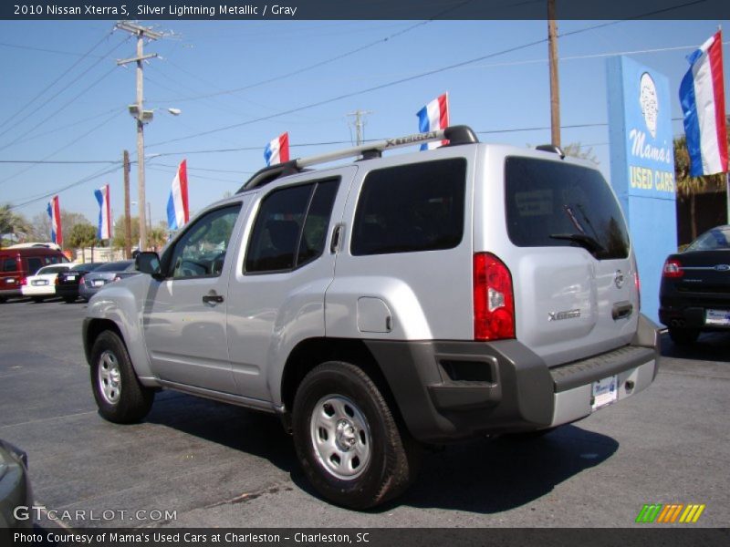 Silver Lightning Metallic / Gray 2010 Nissan Xterra S