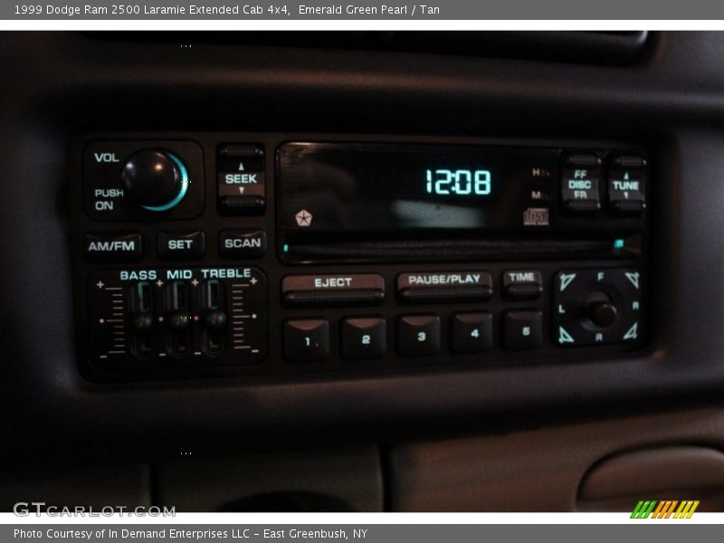 Emerald Green Pearl / Tan 1999 Dodge Ram 2500 Laramie Extended Cab 4x4