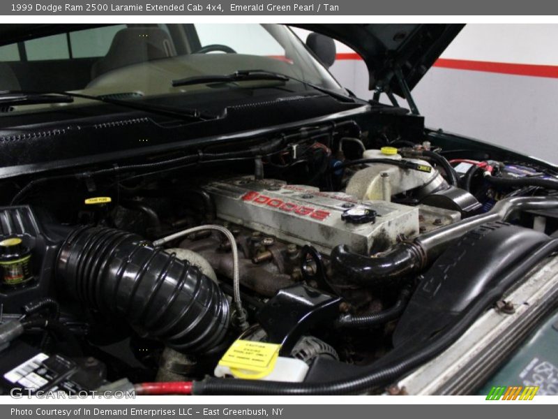 Emerald Green Pearl / Tan 1999 Dodge Ram 2500 Laramie Extended Cab 4x4