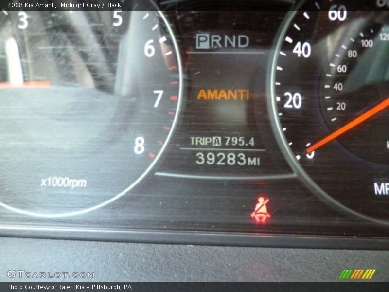 Midnight Gray / Black 2008 Kia Amanti
