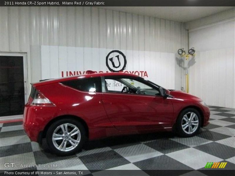 Milano Red / Gray Fabric 2011 Honda CR-Z Sport Hybrid