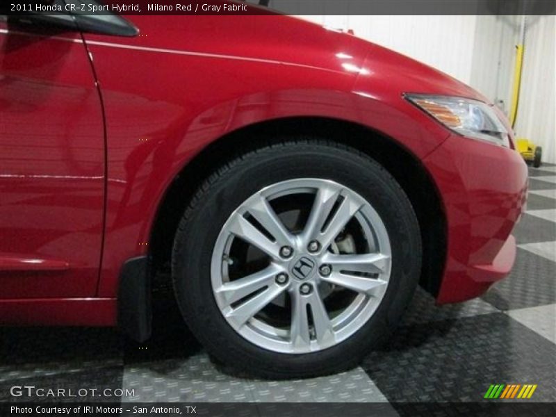 Milano Red / Gray Fabric 2011 Honda CR-Z Sport Hybrid