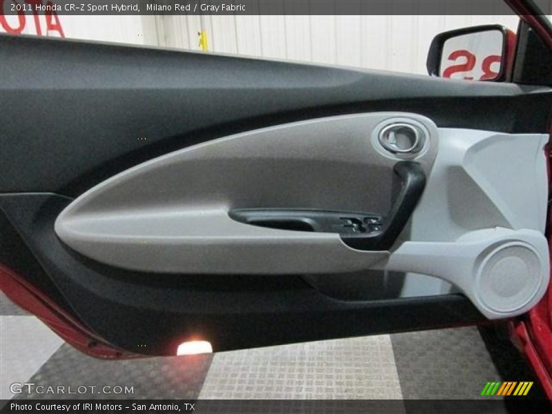 Milano Red / Gray Fabric 2011 Honda CR-Z Sport Hybrid