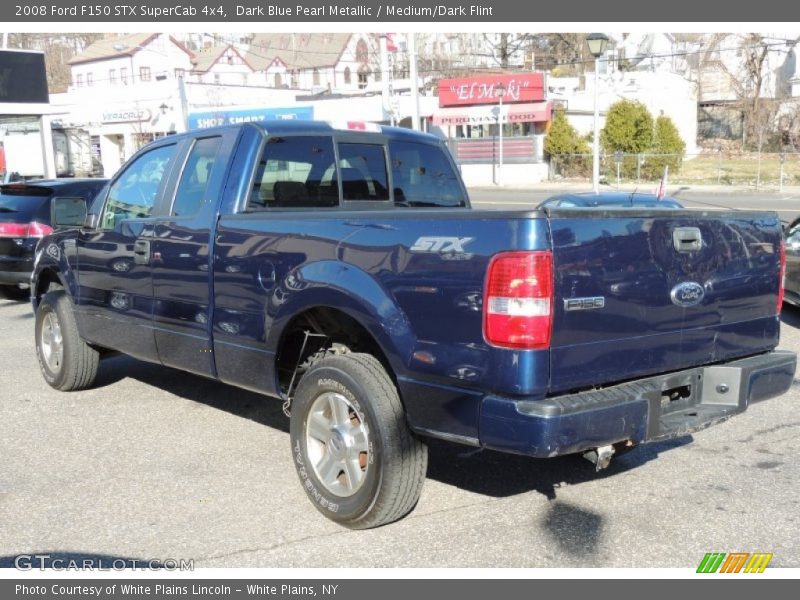 Dark Blue Pearl Metallic / Medium/Dark Flint 2008 Ford F150 STX SuperCab 4x4