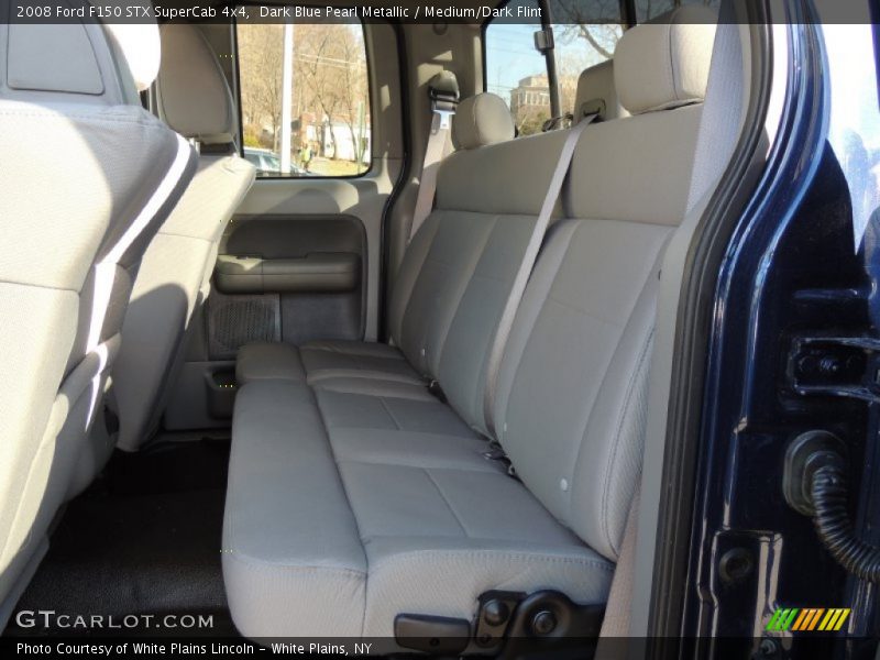 Dark Blue Pearl Metallic / Medium/Dark Flint 2008 Ford F150 STX SuperCab 4x4