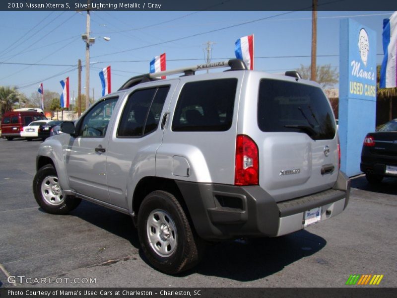 Silver Lightning Metallic / Gray 2010 Nissan Xterra S