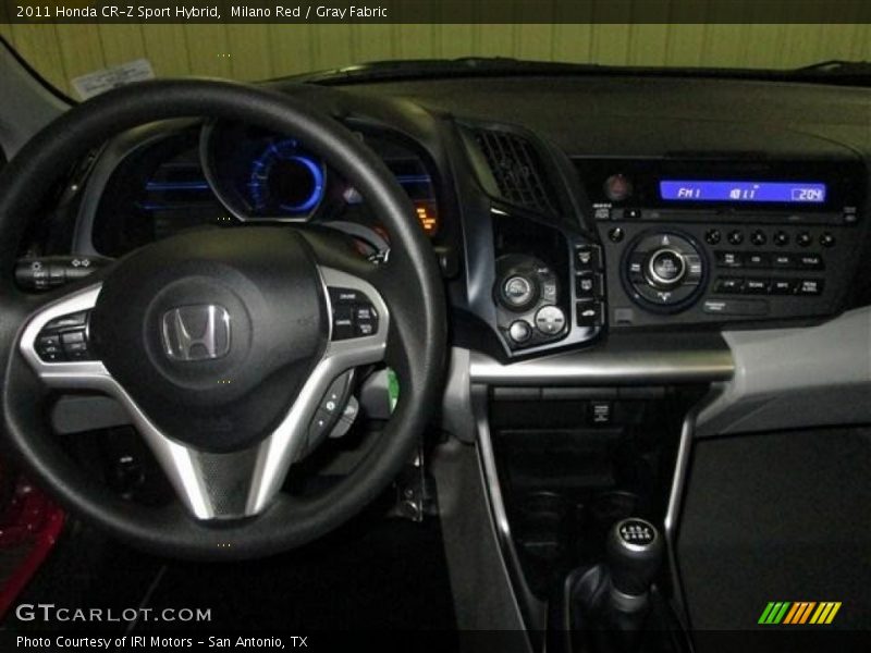 Milano Red / Gray Fabric 2011 Honda CR-Z Sport Hybrid