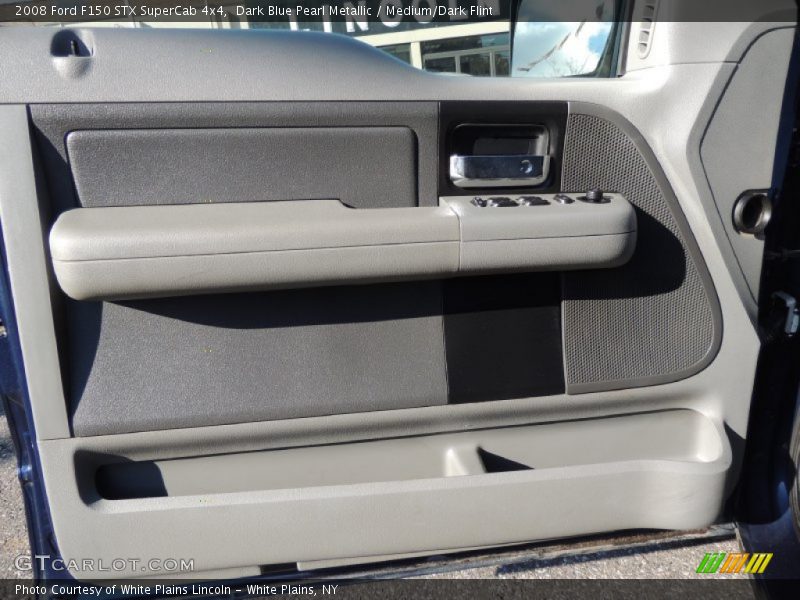 Dark Blue Pearl Metallic / Medium/Dark Flint 2008 Ford F150 STX SuperCab 4x4