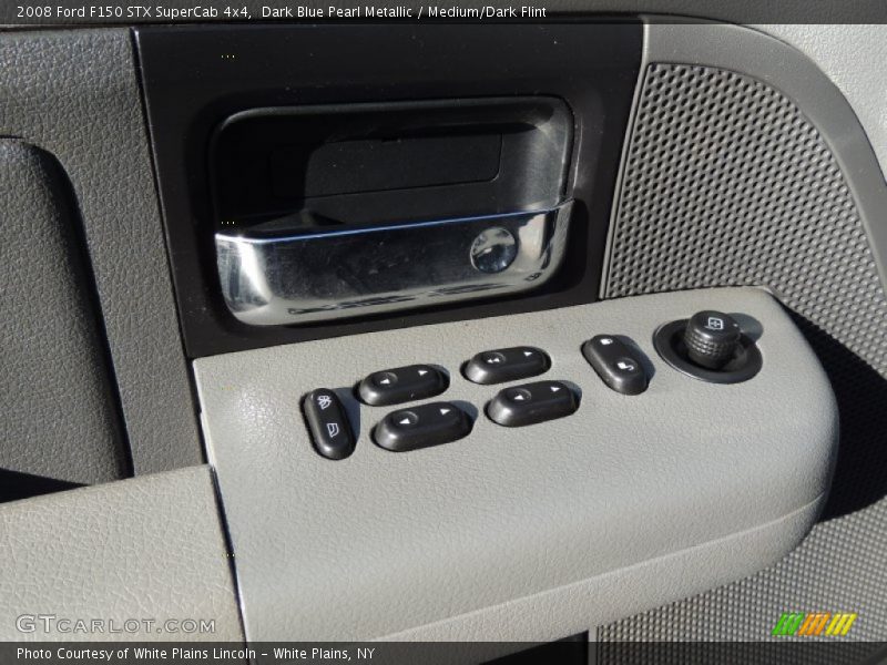 Dark Blue Pearl Metallic / Medium/Dark Flint 2008 Ford F150 STX SuperCab 4x4