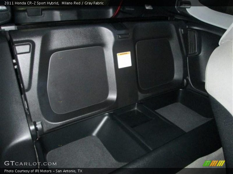 Milano Red / Gray Fabric 2011 Honda CR-Z Sport Hybrid