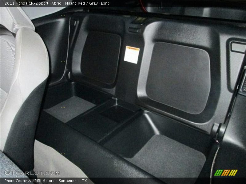 Milano Red / Gray Fabric 2011 Honda CR-Z Sport Hybrid