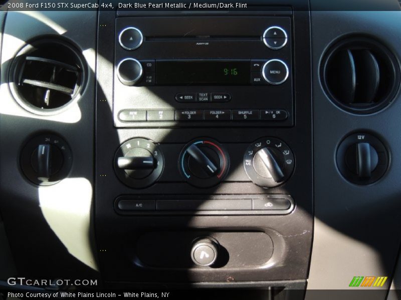 Dark Blue Pearl Metallic / Medium/Dark Flint 2008 Ford F150 STX SuperCab 4x4