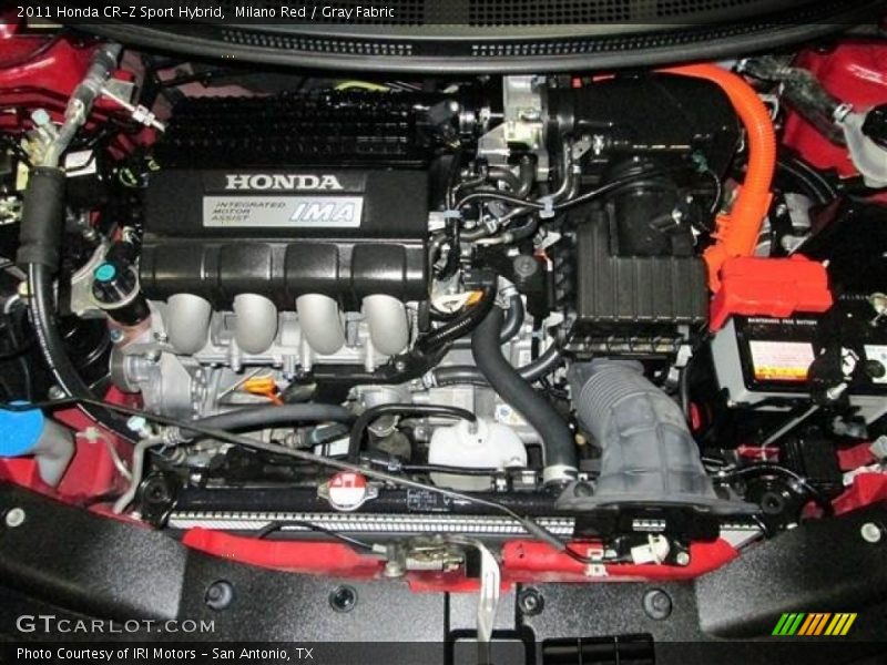 Milano Red / Gray Fabric 2011 Honda CR-Z Sport Hybrid