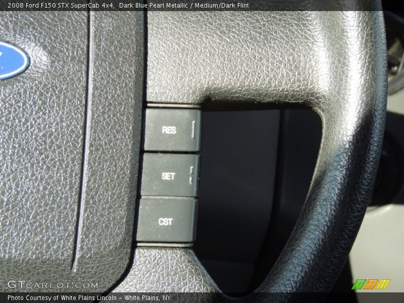 Dark Blue Pearl Metallic / Medium/Dark Flint 2008 Ford F150 STX SuperCab 4x4