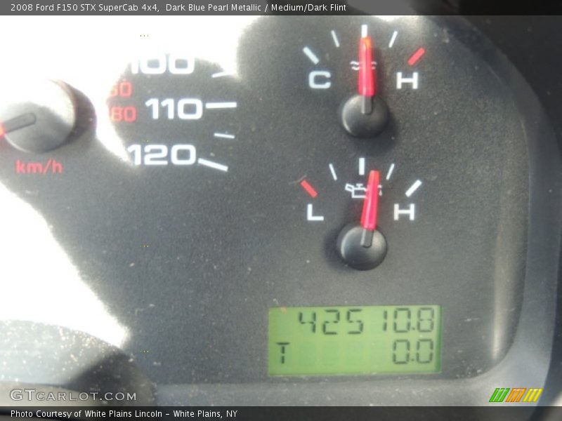 Dark Blue Pearl Metallic / Medium/Dark Flint 2008 Ford F150 STX SuperCab 4x4
