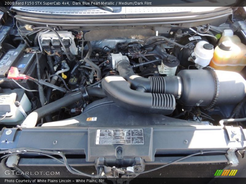 Dark Blue Pearl Metallic / Medium/Dark Flint 2008 Ford F150 STX SuperCab 4x4