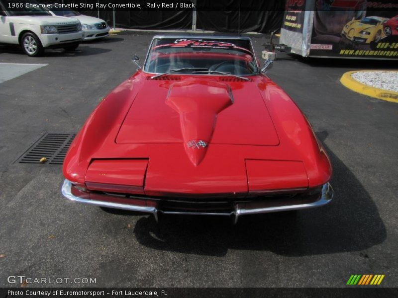 Rally Red / Black 1966 Chevrolet Corvette Sting Ray Convertible