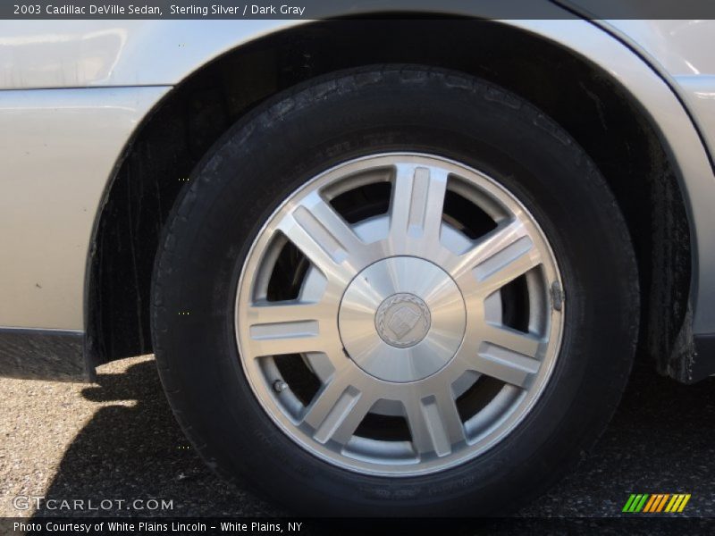 Sterling Silver / Dark Gray 2003 Cadillac DeVille Sedan