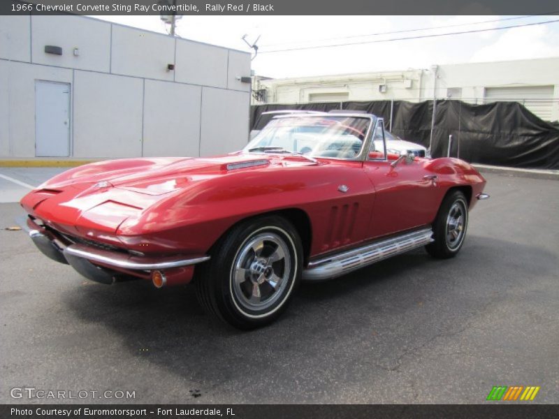 Rally Red / Black 1966 Chevrolet Corvette Sting Ray Convertible