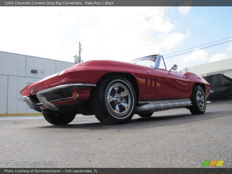 Rally Red / Black 1966 Chevrolet Corvette Sting Ray Convertible
