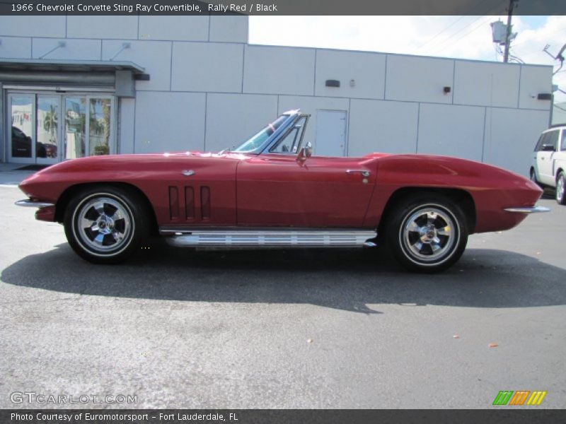 Rally Red / Black 1966 Chevrolet Corvette Sting Ray Convertible