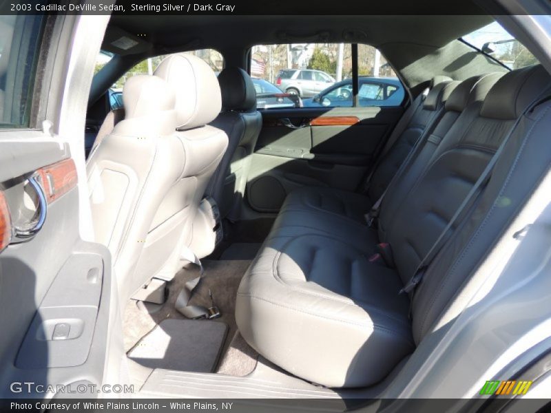 Sterling Silver / Dark Gray 2003 Cadillac DeVille Sedan