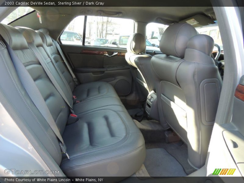Sterling Silver / Dark Gray 2003 Cadillac DeVille Sedan