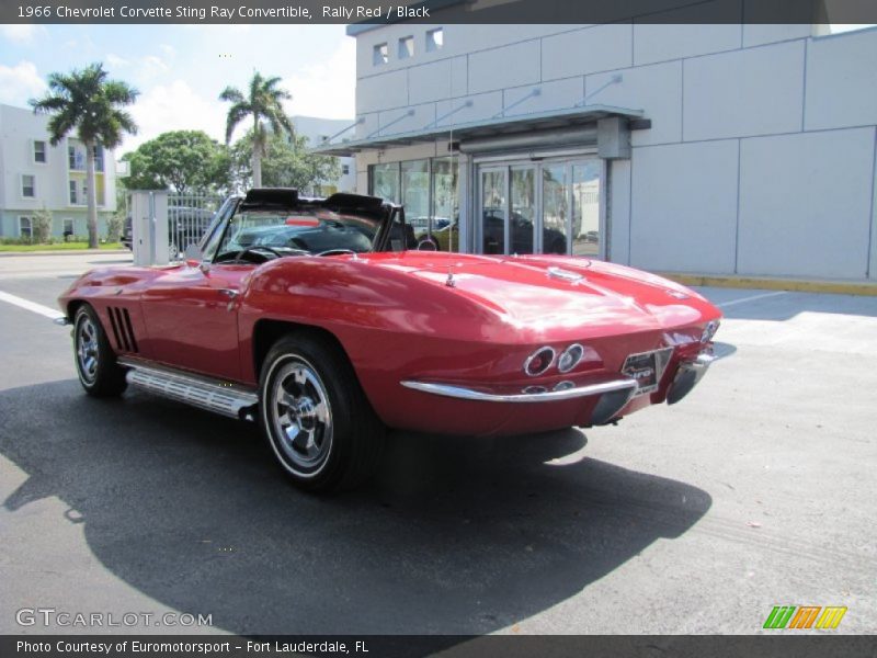 Rally Red / Black 1966 Chevrolet Corvette Sting Ray Convertible