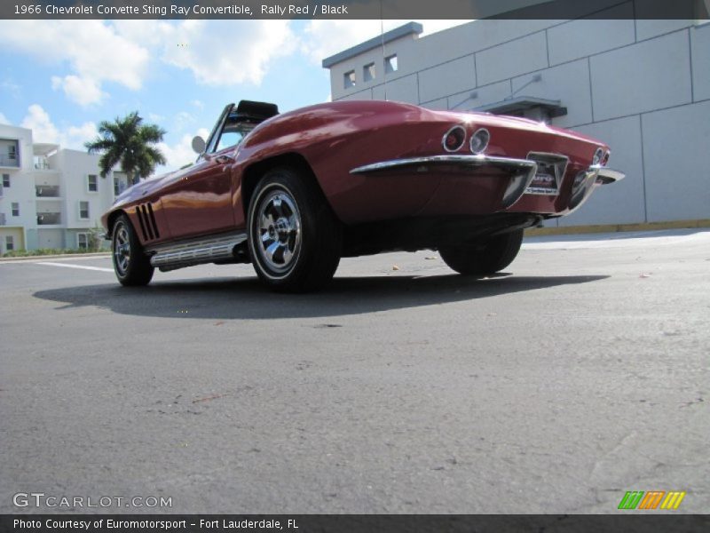 Rally Red / Black 1966 Chevrolet Corvette Sting Ray Convertible