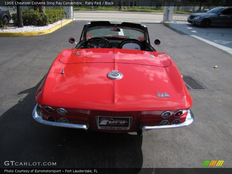 Rally Red / Black 1966 Chevrolet Corvette Sting Ray Convertible