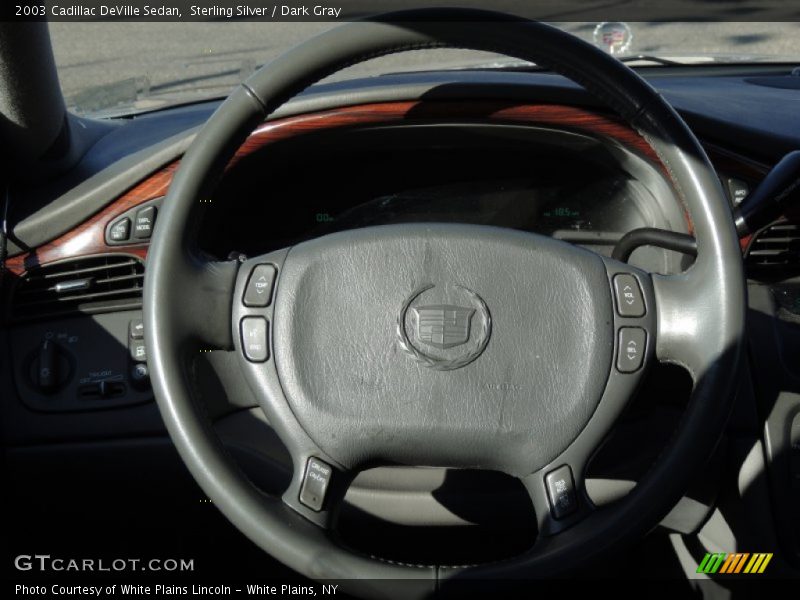 Sterling Silver / Dark Gray 2003 Cadillac DeVille Sedan