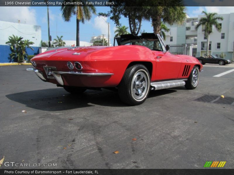 Rally Red / Black 1966 Chevrolet Corvette Sting Ray Convertible