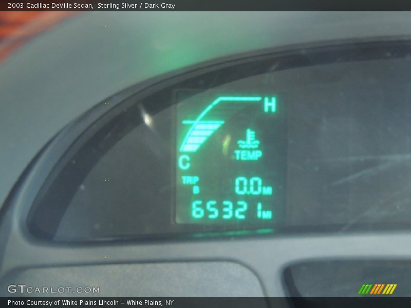 Sterling Silver / Dark Gray 2003 Cadillac DeVille Sedan