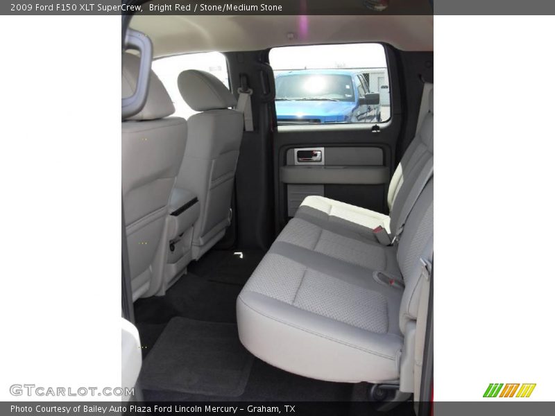 Bright Red / Stone/Medium Stone 2009 Ford F150 XLT SuperCrew