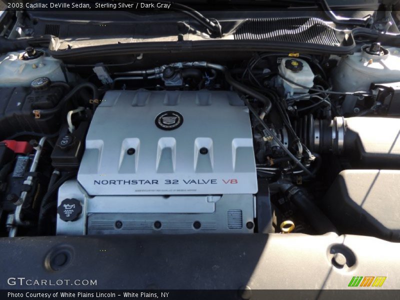 Sterling Silver / Dark Gray 2003 Cadillac DeVille Sedan