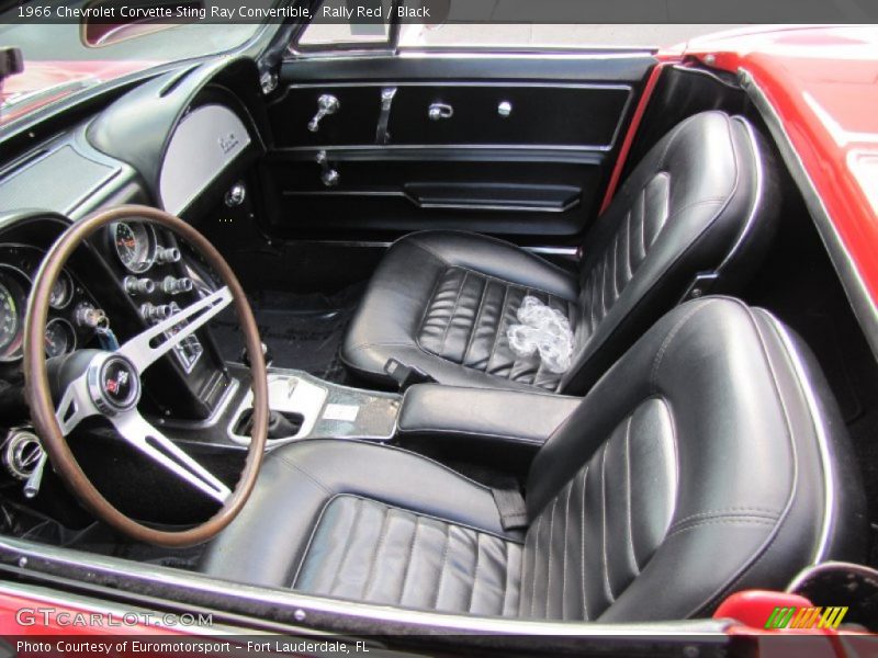  1966 Corvette Sting Ray Convertible Black Interior