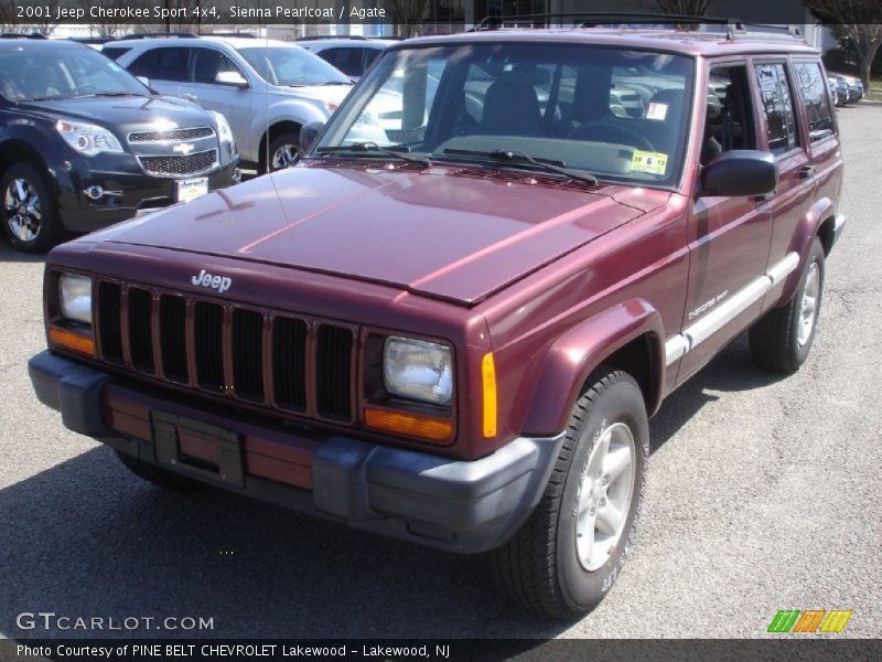 Sienna Pearlcoat / Agate 2001 Jeep Cherokee Sport 4x4