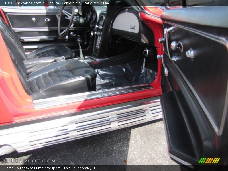 Rally Red / Black 1966 Chevrolet Corvette Sting Ray Convertible