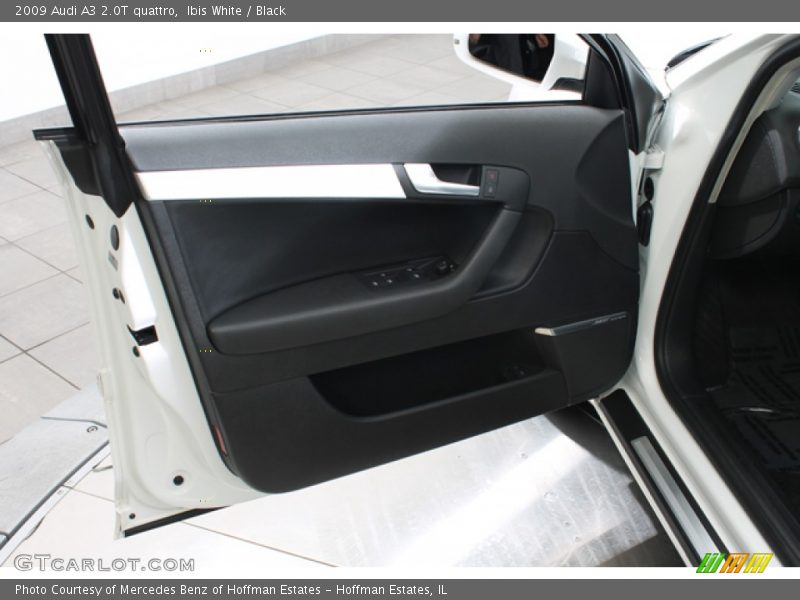 Ibis White / Black 2009 Audi A3 2.0T quattro