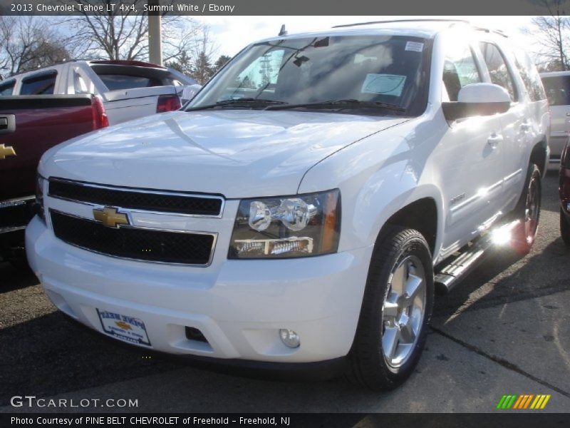 Summit White / Ebony 2013 Chevrolet Tahoe LT 4x4