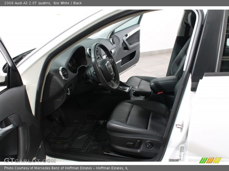 Ibis White / Black 2009 Audi A3 2.0T quattro