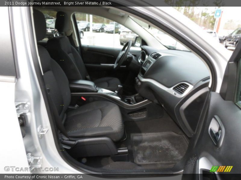 Bright Silver Metallic / Black 2011 Dodge Journey Mainstreet