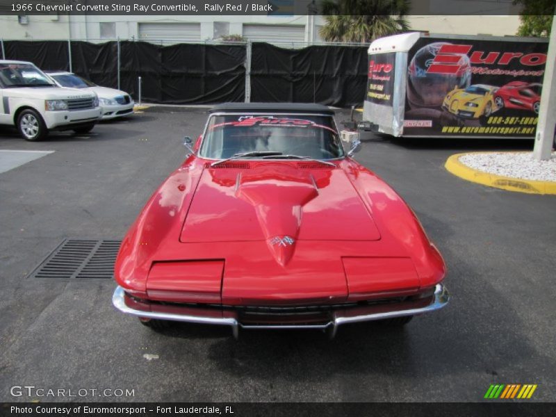 Rally Red / Black 1966 Chevrolet Corvette Sting Ray Convertible